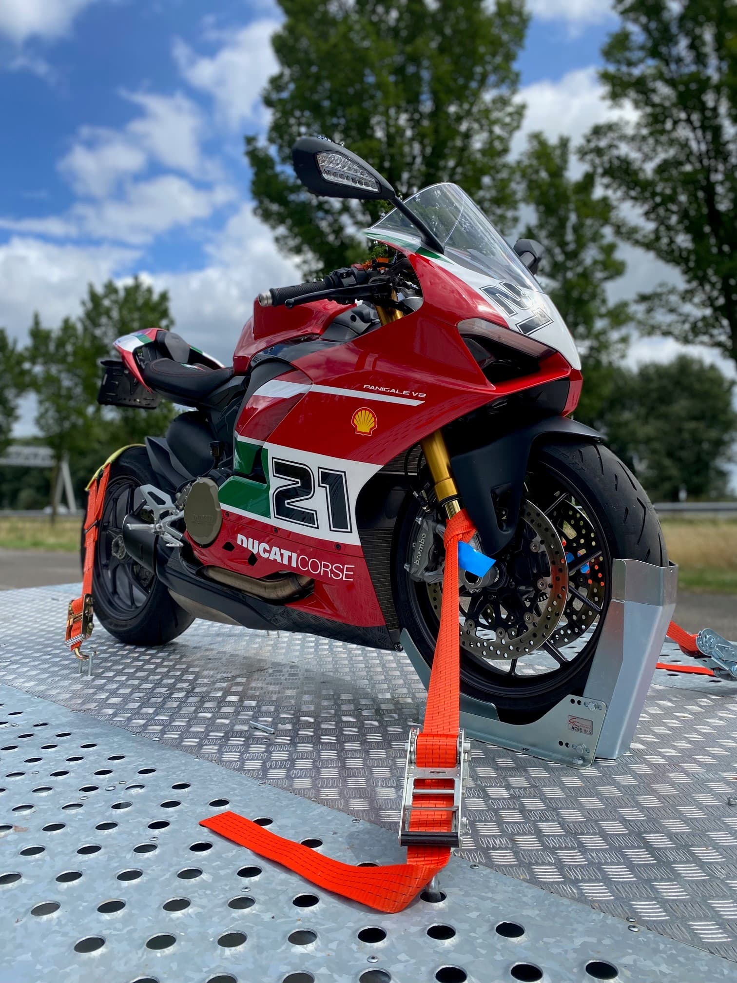 Professionele motortrailer spanbanden - foto 1